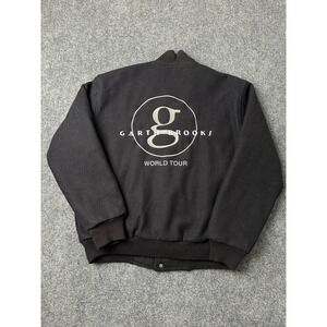 Mens Jacket Auburn Sportswear Garth Brooks World Tour Black, Size L